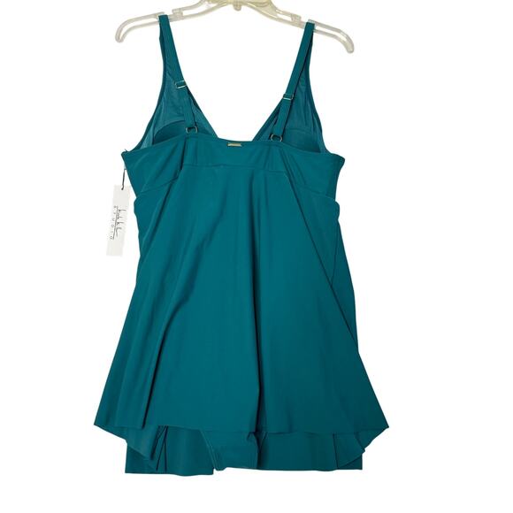Bathing Suit One Piece Nicole Miller Size XL Vacations Resorts Poolside New - Picture 5 of 7
